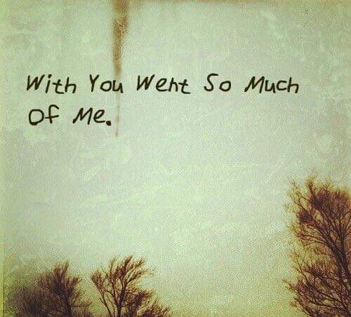 So true.  A piece of me died that day too!