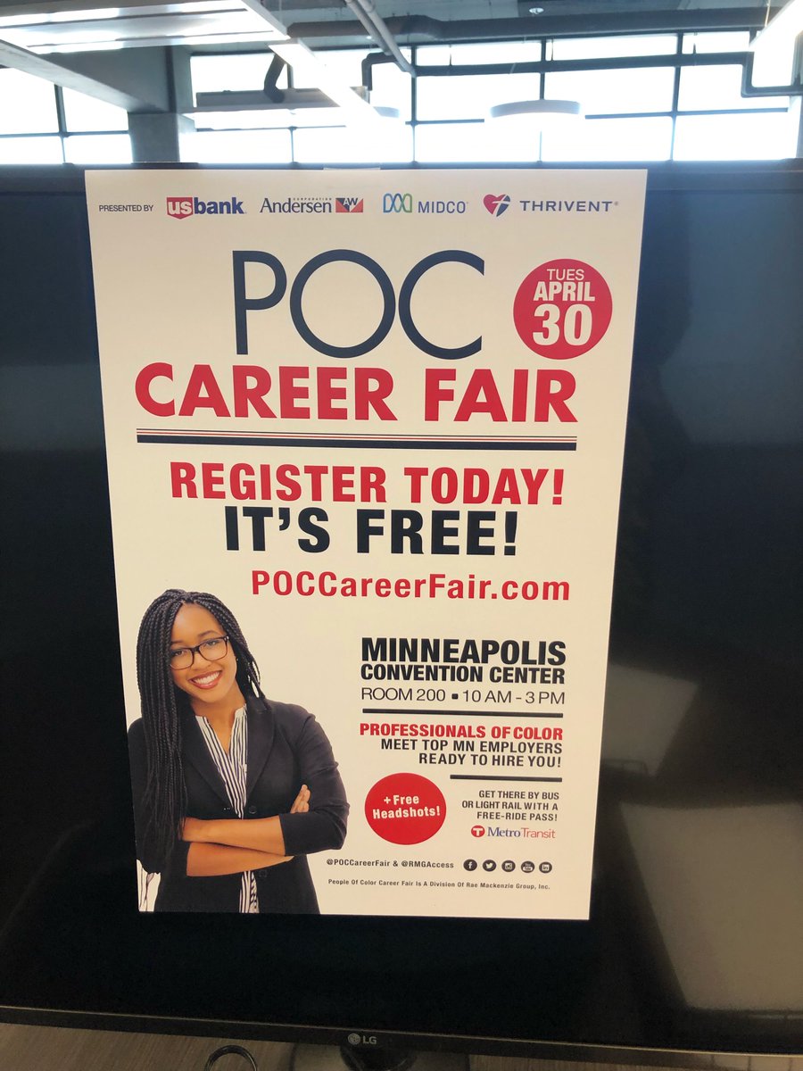 rmgcorp's tweet image. #NowProducing: 📆The Spring 2019 @POCCareerFair is on Tues. April 30th! We are posting about it everywhere! Even on our computer screens! 😄😄 Help us SHARE the news by Liking and ReTweeting this post! Then go to 
POCCareerFair.com and Register Today! It's FREE! 
#RMGAccess