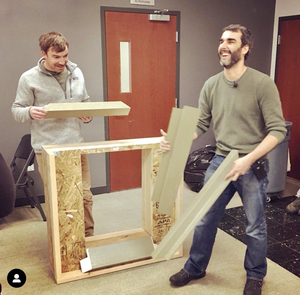 Meanwhile, in Colorado... [📷: <a href="/EmuBldgScience/">Emu Passive</a> ] this looks like anything BUT a “passive” training group. Join them for happy hour at 5&amp; talk #passivehouse. <a href="/ThermalBuck/">BRINC Building Products</a> &amp; <a href="/AlpenHPP/">Alpen High Performance Products</a> for the win!! -
#thermalbreak #thermalbridgefree #phius #passivedesign #cphc #OpenInPHL <a href="/PHIUS1/">Phius</a>