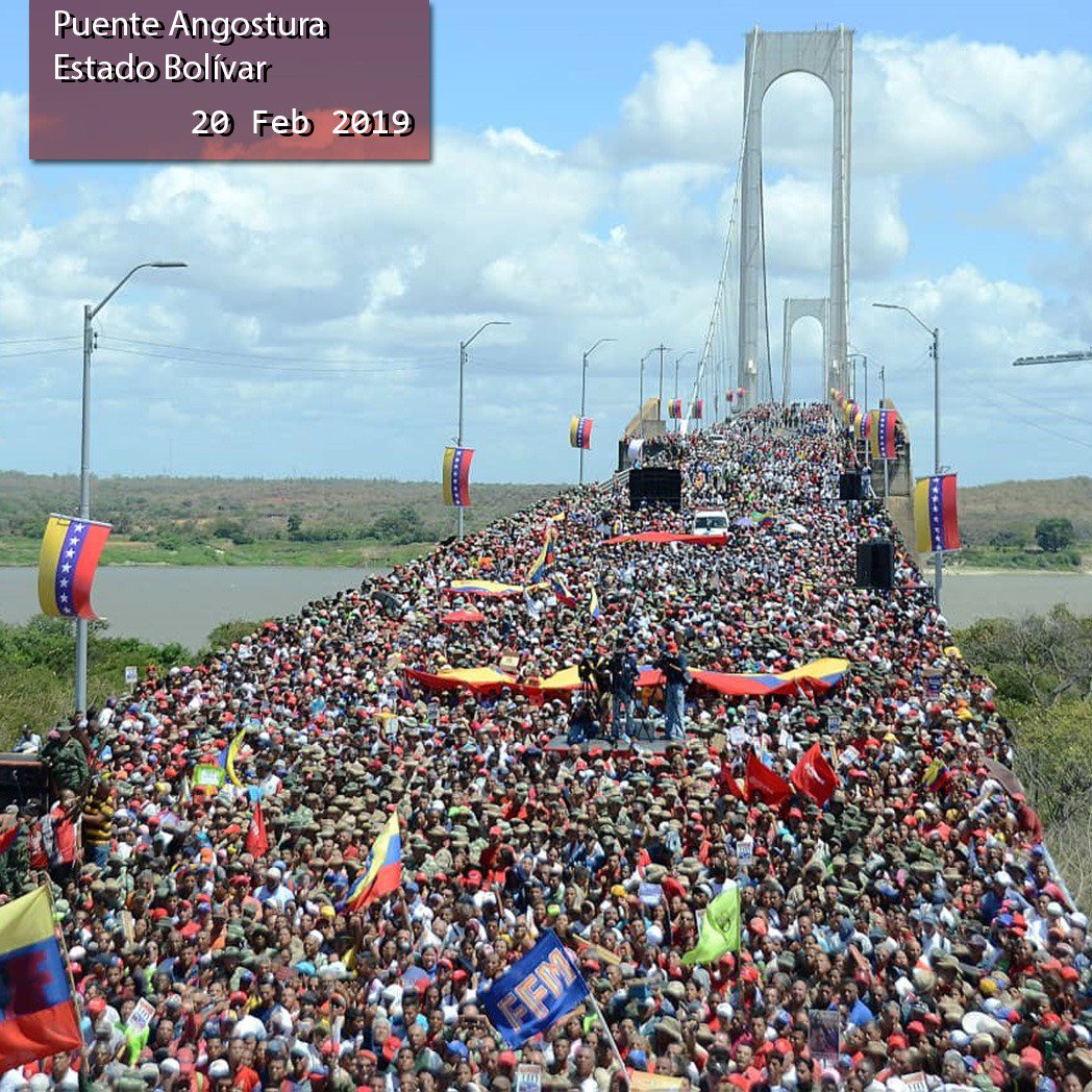 Resultado de imagen para movilizacion del dia de ayer puente de angostura