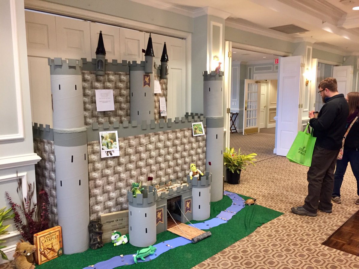 HadenHort's tweet photo. The #FriendOrFoe?: #KnowYourGardenAllies #Espoma #Castle at the 2019 #CentralVASeedExchange: #TheMagicOfSeed event last Saturday at #WillowOaksCountryClub #DoYouKnow your #BeneficialInsects versus #GardenPestsAndDiseases? #TargetPractice #IndoorSnowballs #SeedSwapDay https://t.co/TbZSvdPWc5