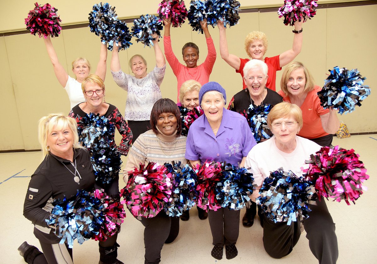 A team of senior citizen cheerleaders? Yep ... and they're a hoot! Read all about them in Sunday's High Point Enterprise.