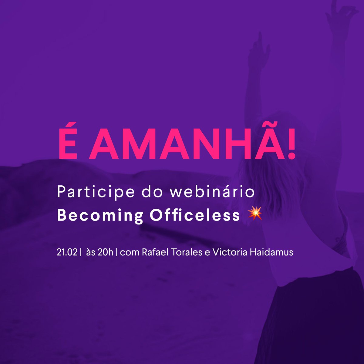 beofficeless's tweet photo. Não perca a oportunidade de assistir o nosso webinário sobre como gerar resultados e ter a liberdade de escolher trabalhar de onde se sentir mais feliz e produtivo. Inscreva-se aqui 👉🏼 https://t.co/jMsEo0nVVN https://t.co/4kBNJUmRHI