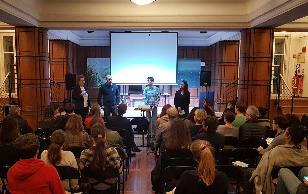 FondationMonaco's tweet photo. Échanges entre l'assistance et les conférenciers de la #SemainePecheResponsable avec @FondationMonaco @MSCpechedurable @ASC_aqua et @OceanoMonaco
#Monaco #SustainableDevelopment #DuBonPoisson @AmbMCenFrance @GvtMonaco @monaco__info https://t.co/xxfQneRe28