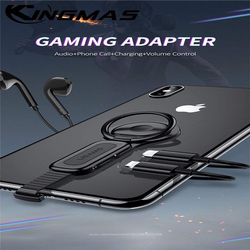 7macapp's tweet photo. Dual for lightning ring bracket adapter USAMS 3.5mm audio and charger phone holder 2A fast charging OTG adapter for iPhone iOS
شحن مجاني لكل أنحاء العالم
فقط !! $9.89 
https://t.co/85pn5V1QF1

. https://t.co/5DGFO0b8xy