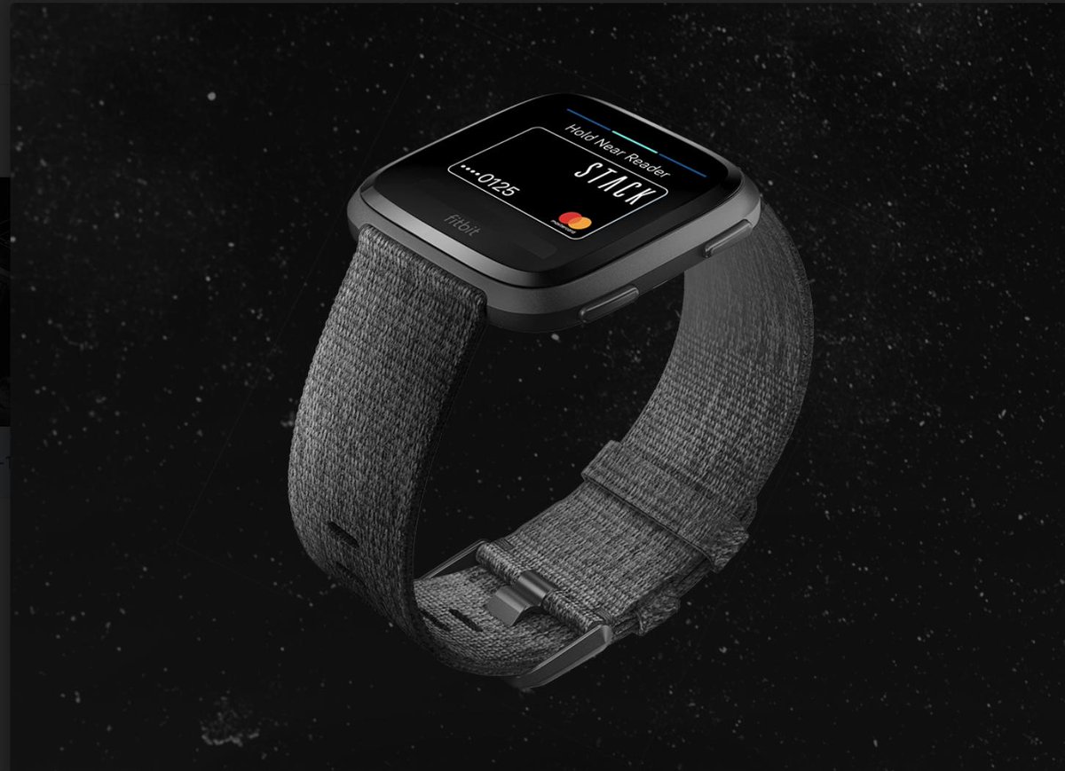 getstack's tweet photo. We launched @fitbit pay on STACK and weโre pretty excited about it. To celebrate, weโre giving away two #FitbitVersa smartwatches. Check the link in bio for details on how to win ๐๏ธโโ๏ธ. https://t.co/Pv74YAf3Lg
