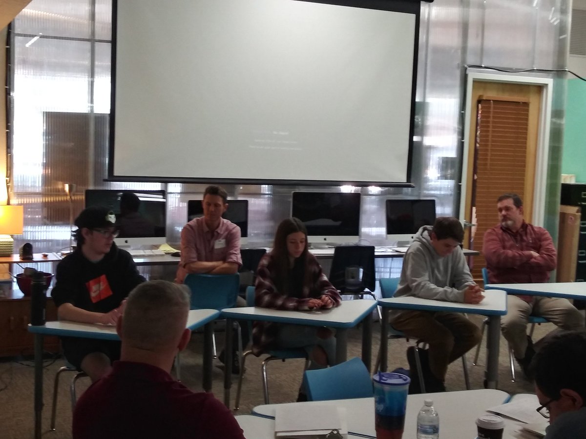 <a href="/PFFSDowntown/">PFFS-Downtown</a> students leading adult learning at Day 1 of our project based learning workshop. #PBL