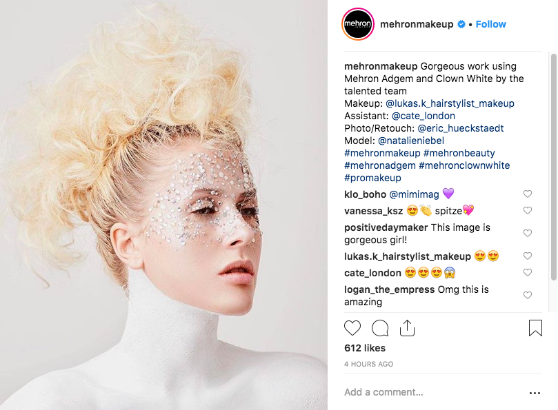 Mehron Makeup On Twitter Gorgeous Makeup Created With Adgem And