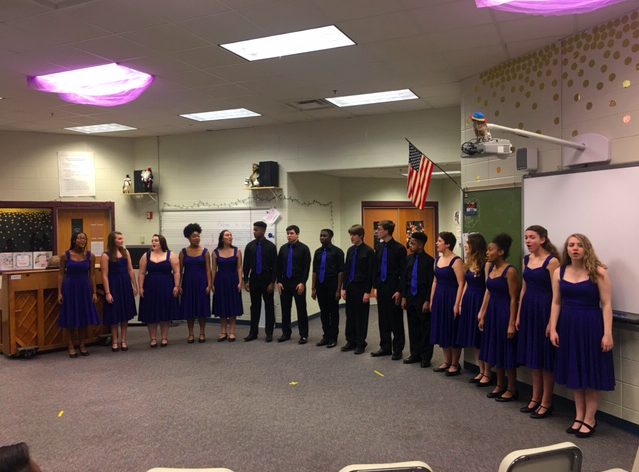 shenderson574's tweet photo. Riley Choraliers and 6 soloists competed at the state ISSMA competition at Perry Meridian High School on Saturday.  The choraliers received a Gold rating! Congratulations to all! #GoWildcats #proudprincipal https://t.co/7mS5aQoLjs