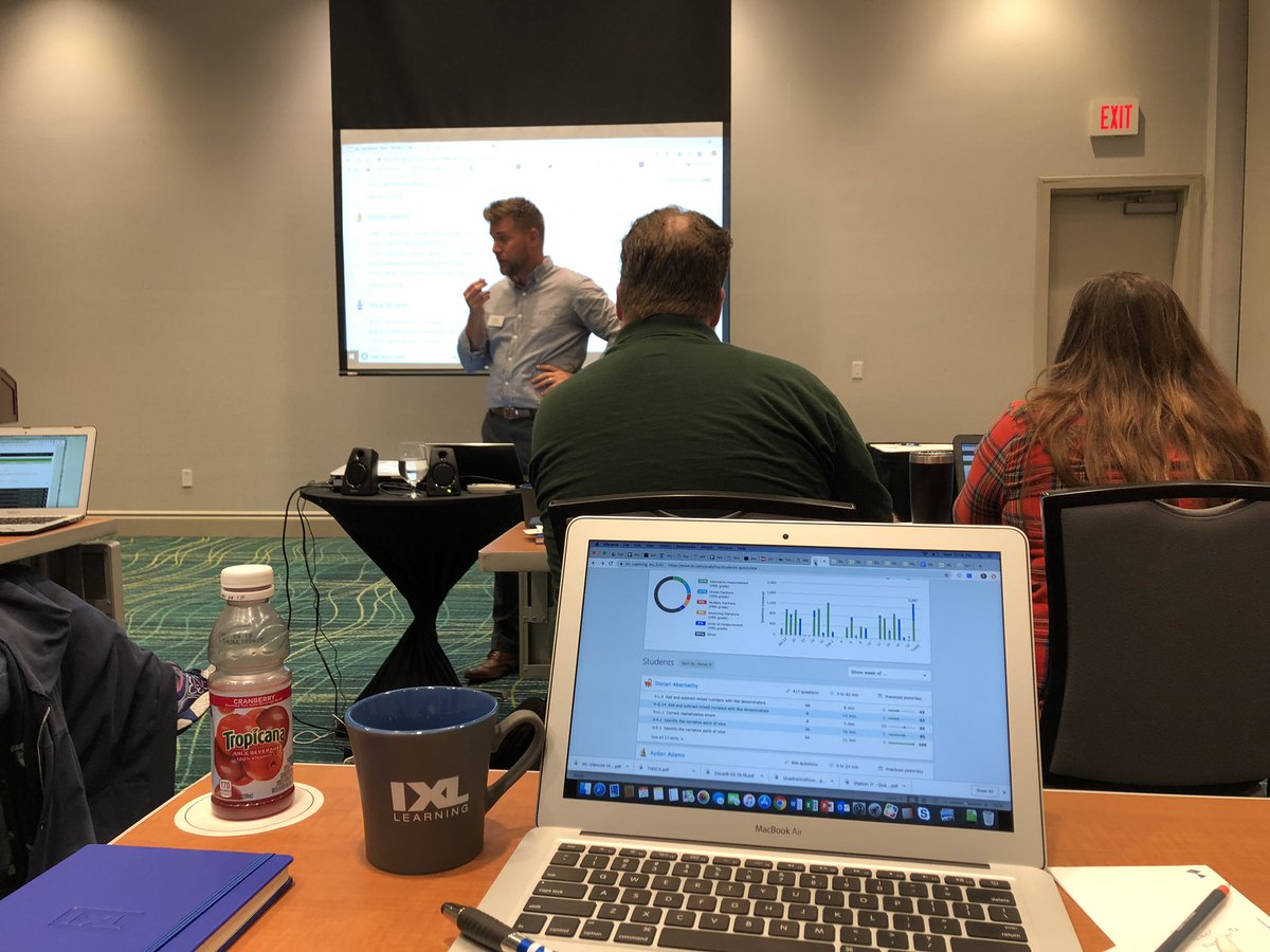 emeryzone's tweet photo. The Dealey math teachers learned great ways to use IXL in the classroom at #IXLLive in Plano, TX today! Thanks Dale! https://t.co/mQ0N91Lmz0