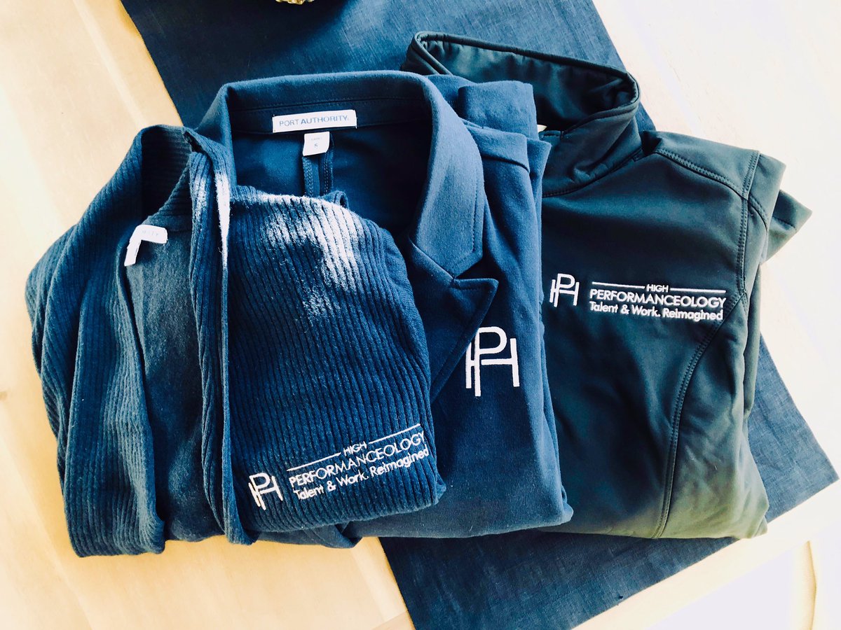 We love our company swag! 💙What makes you proud to work where you do? 🧐#wewanttohearfromyou #companypride #highperformanceology #employeeappreciation #culture