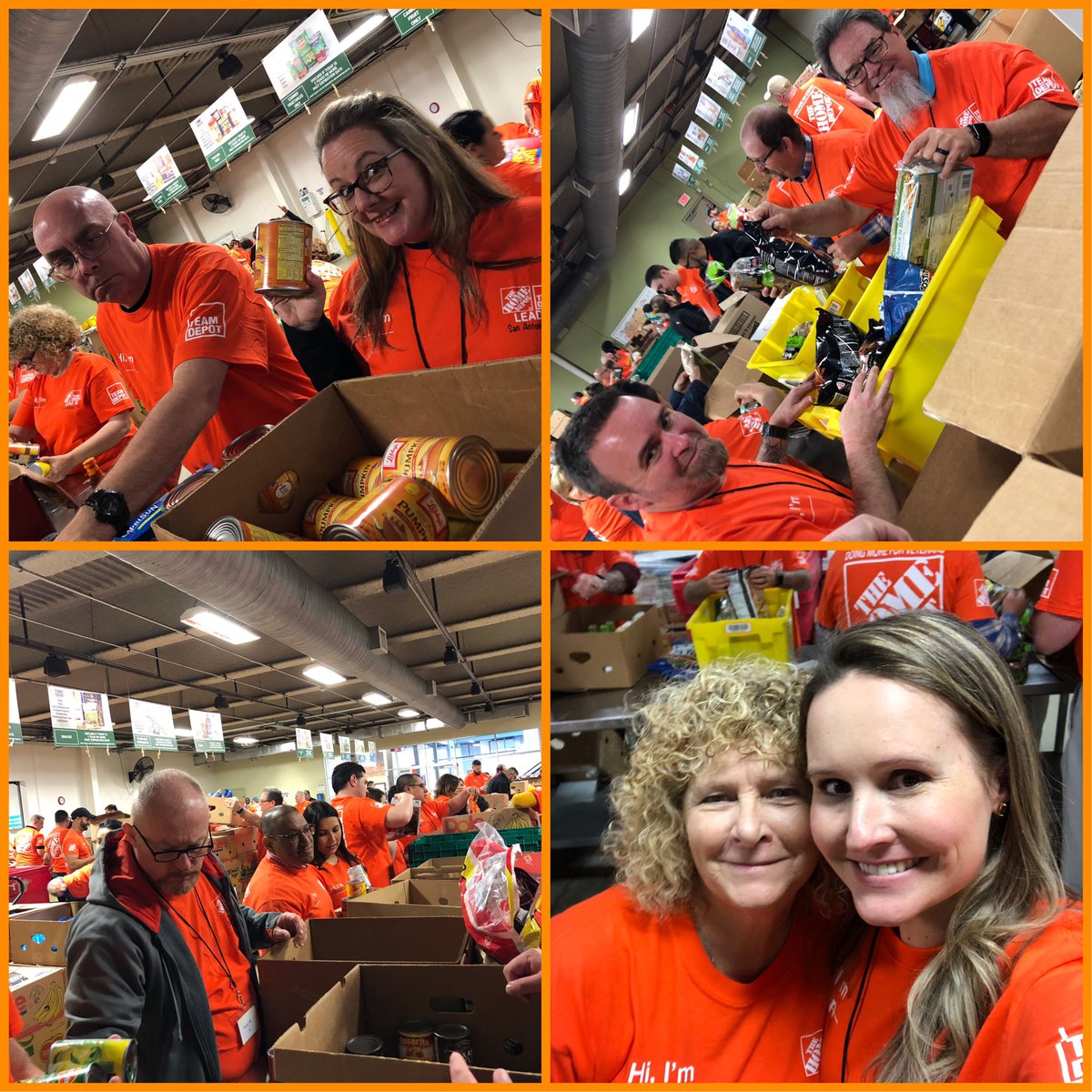 SA Market having a GREAT day Giving back!! #THDGULFGIVES #SpringIntoService #motherdaughterbonding