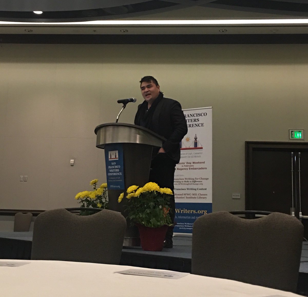 336Journal's tweet photo. @joseiswriting So very glad you voted for yourself to remain. The undocumented in America need your voice as a voice coming from America, imo. BTW, I heard you speak at #SFWC19 last Friday. Your speech was illuminating, funny, and sometimes heartbreaking. Thanks for being our keynote speaker. https://t.co/SLDWo0jcFl