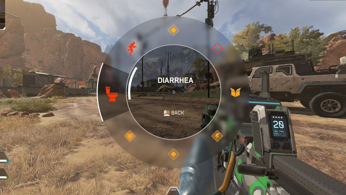 Encouraging Teamwork: ‘Apex Legends’ Has A Button That Lets Players Easily Announce They Have Diarrhea And Won’t Be Shooting Anyone For A Few Minutes http://clckhl.co/zCzVlit