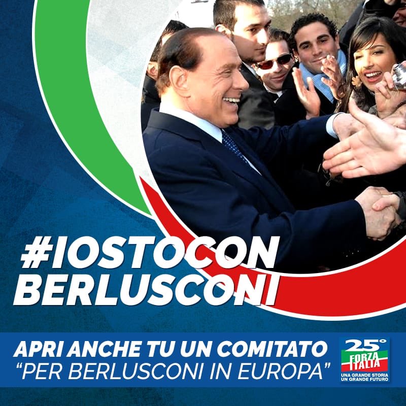 marfranchi's tweet photo. #iostoconberlusconi @NCaianiello @AgoraLF @msgelmini @pietrotatarella @comilara @FI_Lombardia https://t.co/Mpzax0L383