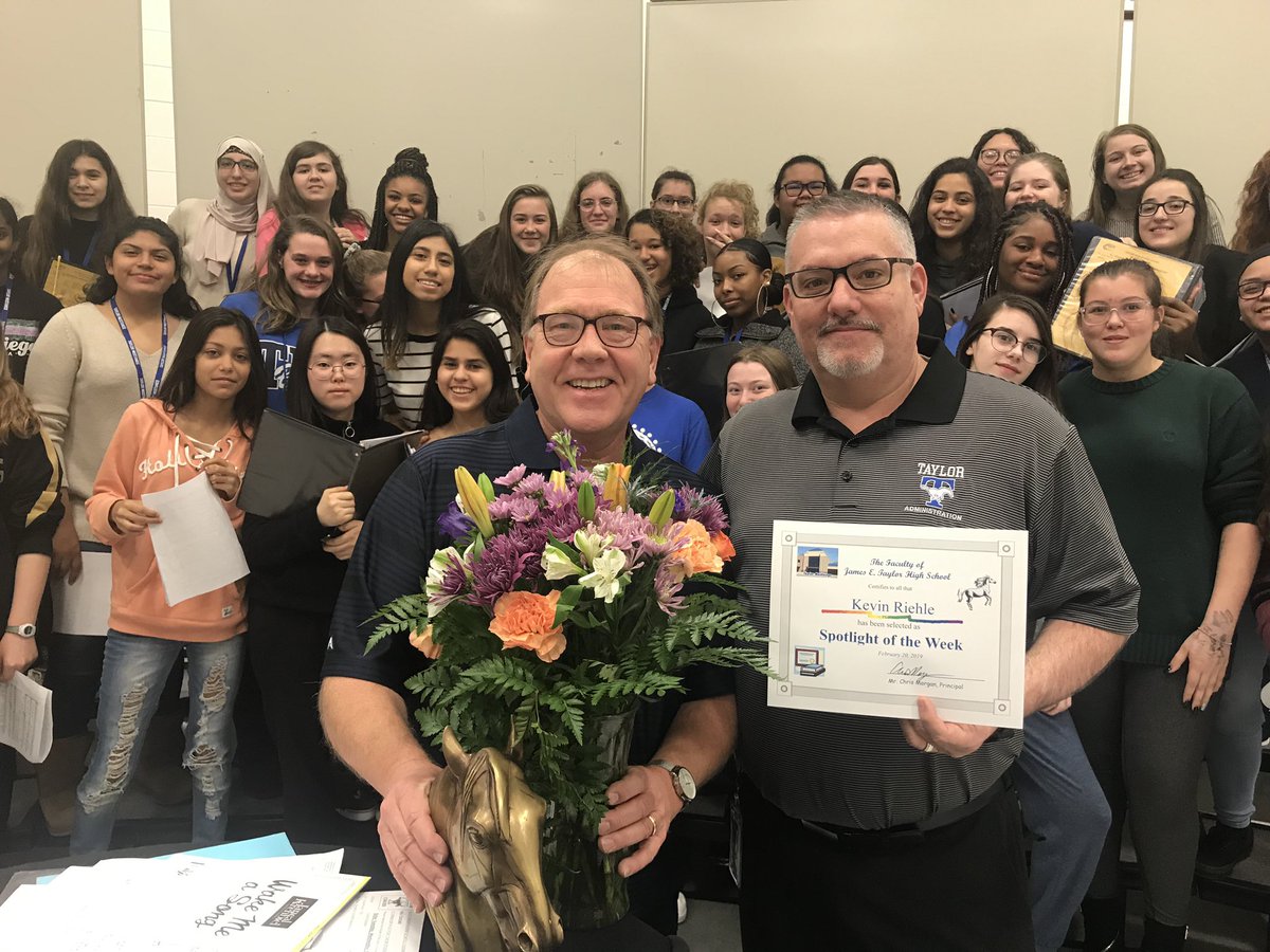 Congrats to Mrs. Weems and Mr. Riehle on being named Mustang Spotlight Staff Members!!