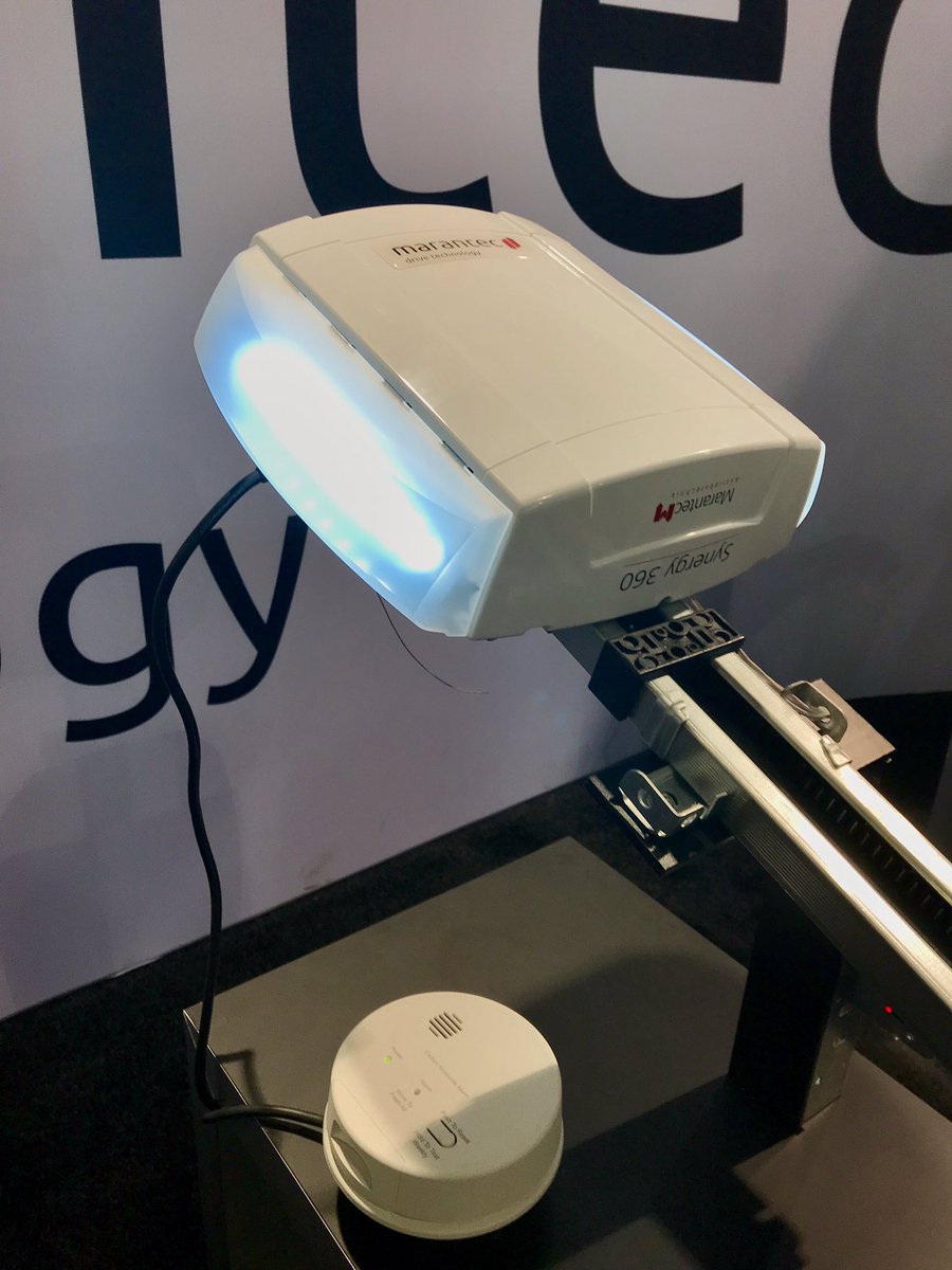 MarantecUSA's tweet photo. Having a carbon monoxide alarm trigger a garage door opener to open the garage door is easy. Having the operator close the door automatically after the monoxide dissipated is something only Marantec operators can do. Visit booth SU4217 for more details #IBS2019 https://t.co/GfUvAxEdat