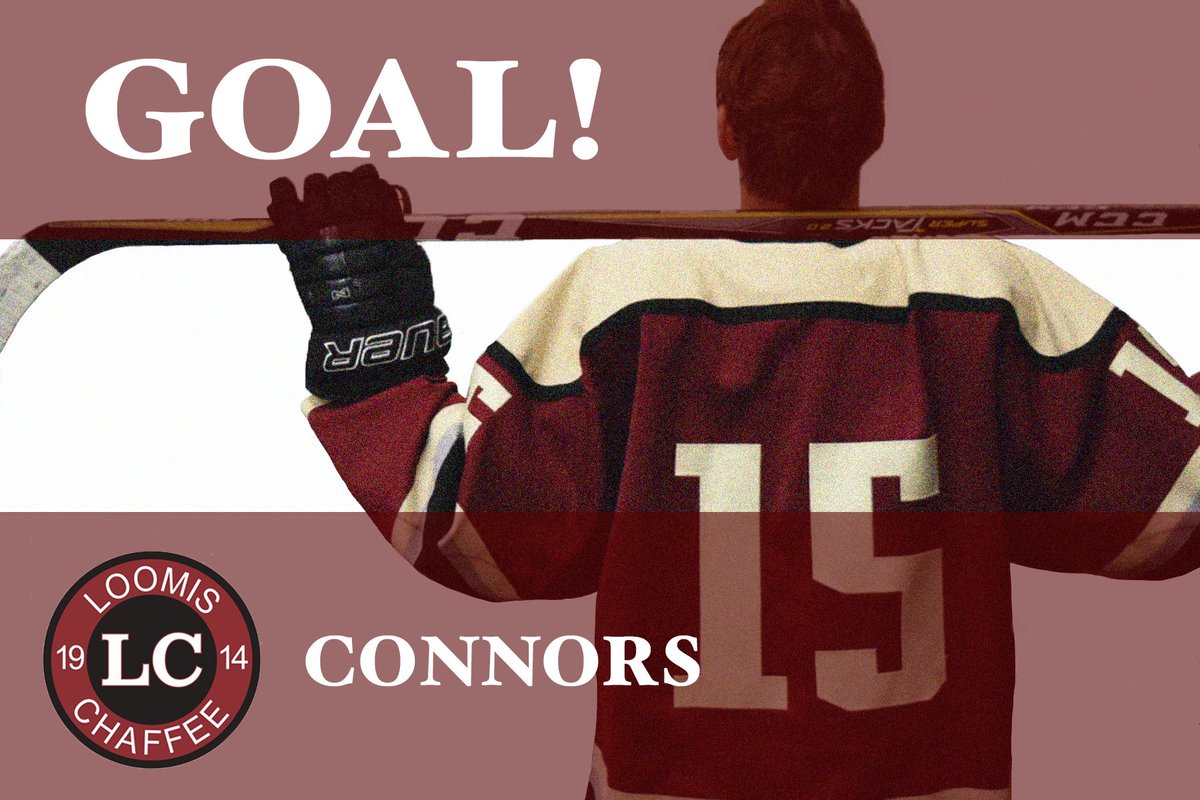 17:48 2nd | 🚨 LOOMIS GOAL!!!  Reilly Connors scores assisted by Alex Krause and Looms is tied 1-1!  Go #Pelicans!