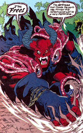 IKarenStarr's tweet photo. #thingsweforget #WednesdayWisdom 

Sometimes Retcons can be a good thing. Like my child with a demon. https://t.co/hVS6gUgk80