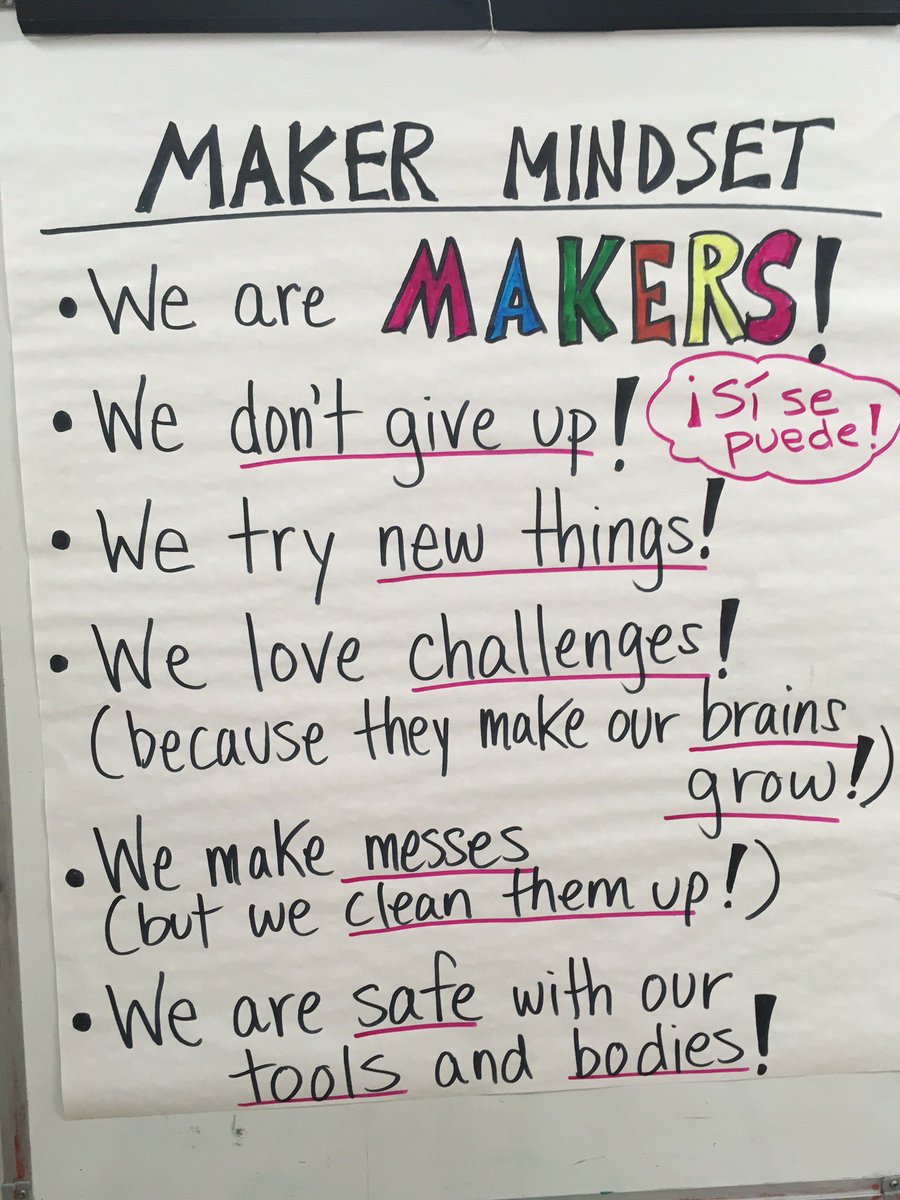 K and 1st graders learn about "Maker Mindset" in Making classes at Lighthouse Community Charter School. We just applied for an Infy Maker Award to support our K-12 Making programs!! Maker Mindset is alive and well at Lighthouse! <a href="/InfyFoundation/">Infosys Foundation USA</a> #InfyMakers #LighthouseCreativtyLab