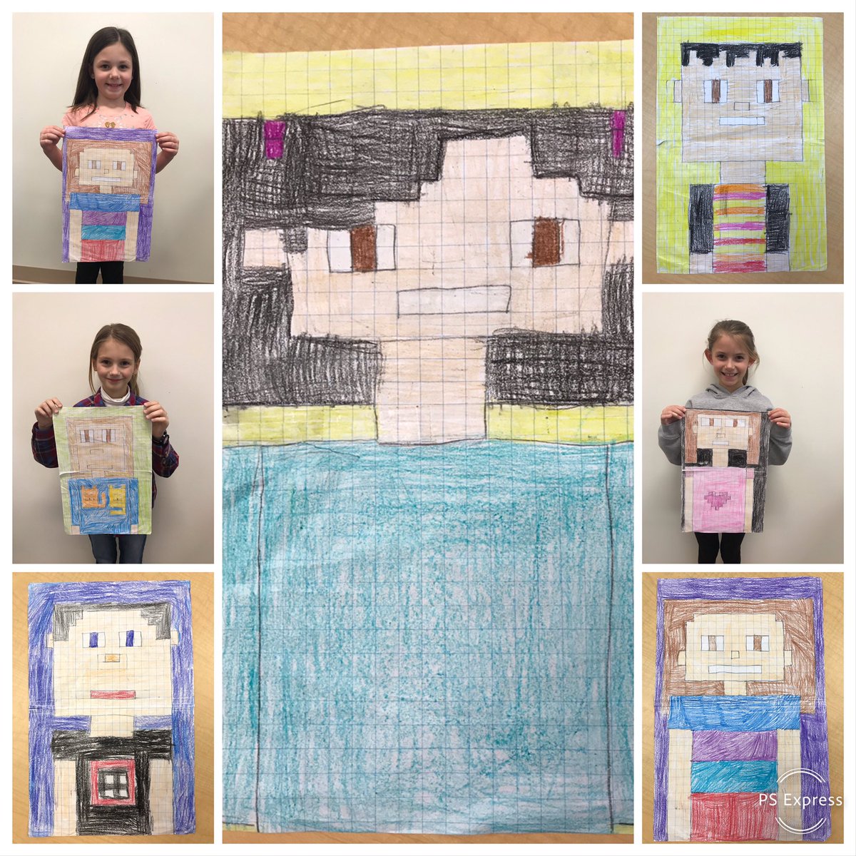 Knappers3rd's tweet photo. Area and Perimeter Selfies π #squareunits #linearunits @HortonsCreekES https://t.co/eu64ePL1b2