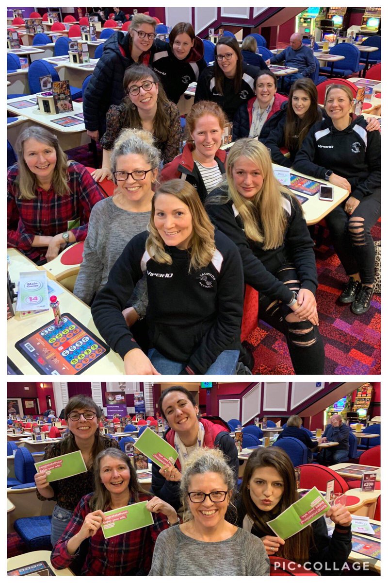 TauntonNetball's tweet photo. Monmouth &amp; Quantock are making the most of no training tonight and visiting Quantock’s sponsor @MeccaTaunton... check out the winners! 🤩🤩🤩 https://t.co/lI0Z1xUIJ6