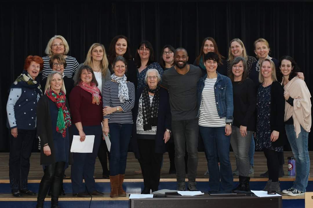 MWCBrunssum's tweet photo. So grateful for the wonderful workshop with @MarkDelisser on Sunday. Loved all if it! What better way to spend the day? #workshopweekend #MWCBrunssum #loveofsinging #StrongerTogether https://t.co/rHgi0jmeDP
