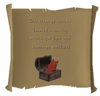Ianeke4's tweet photo. Does anyone know how to solve this clue scroll? https://t.co/tWtxl6fu71