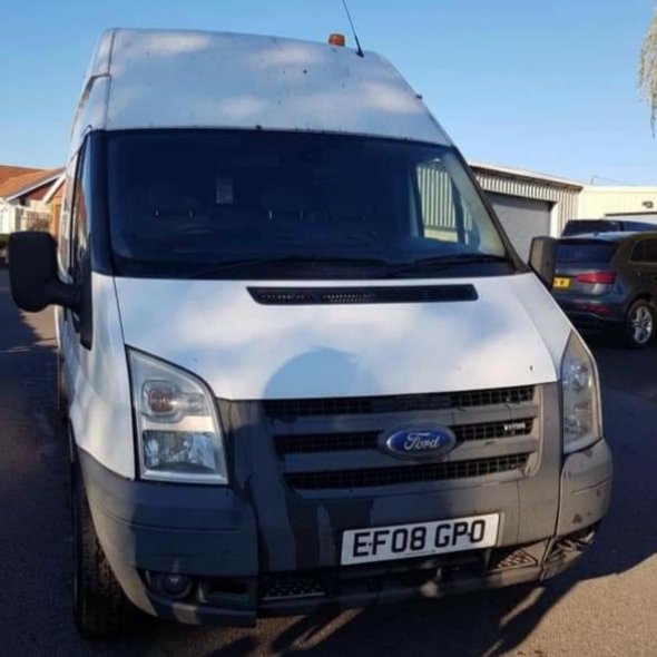 #EssexCrime 
My dads van was #STOLEN last night from Arcadia road.#canvey We have cctv from the house opposite which shows it being pushed down the road by 4 men at 3am, it was then seen being driven off the island.