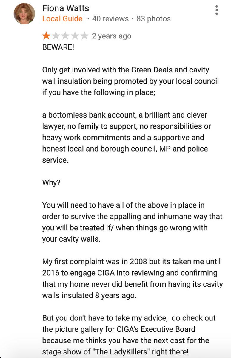 How does CIGA's leadership deal with the very poor feedback which pops up each time you google search CIGA? Improve customer service? too hard. Instead it deletes itself as a business/from google maps and the reviews disappear.