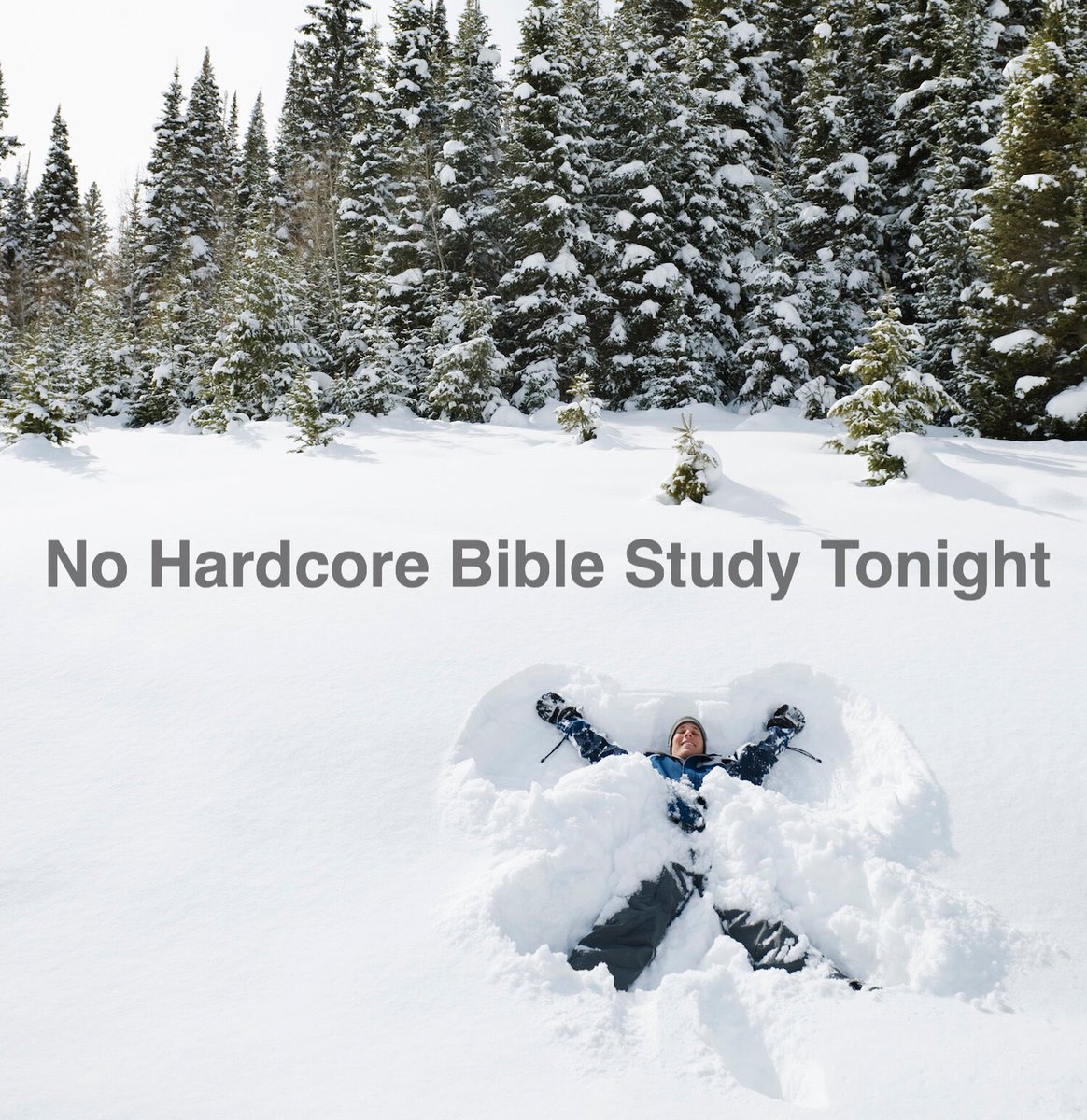 GPCsrhi's tweet photo. You guessed it. All Wednesday activities at church tonight are canceled. Enjoy the snow &amp; stay safe! ❄️ #snowangel https://t.co/Mc88dUfyIA