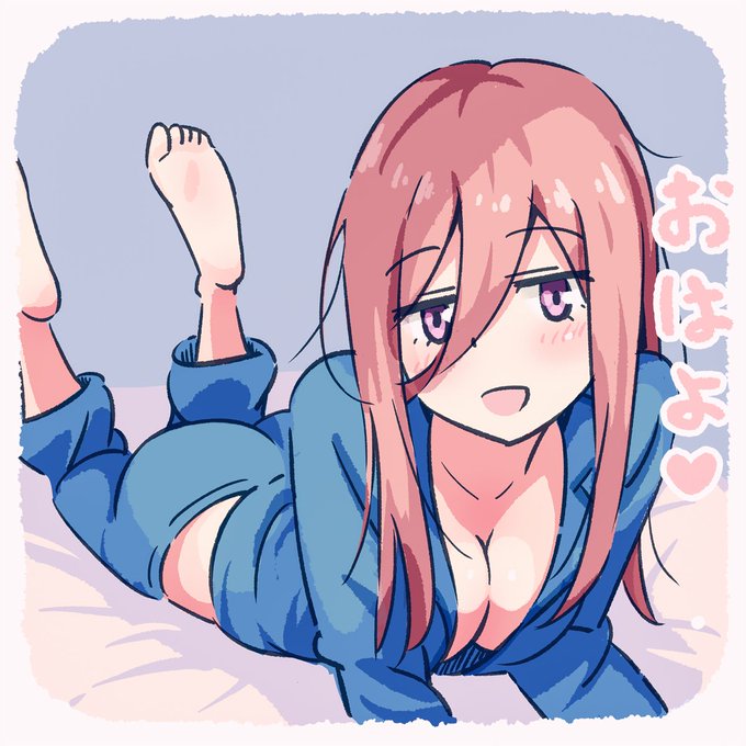 三玖に起こされたいと思ったので描いた
良い一日を
#五等分の花嫁 #中野三玖 