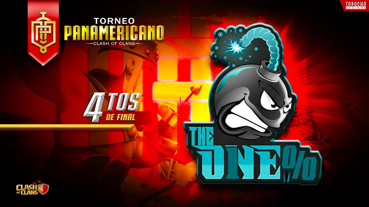 TORNEO PANAMERICANO QUIERE FELICITAR AL CLAN <a href="/ClanT1P_CoC/">THE1%™</a> DE MEXICO, POR SU CLASIFICACIÓN A LOS 4TOS DE FINAL
BIENVENIDO A LA FIESTA DE LOS 8 MEJORES DE ESTA EDICIÓN!!!
<a href="/shioNwu/">shioN🔥</a> <a href="/AlambredjYT/">Alambredj</a> <a href="/yoelelvi34/">The_yv34</a> <a href="/Sockers_/">Sockers SU</a> @DesignisClash <a href="/ZolokOficial/">Código: ZOLOKO</a> <a href="/ixena8/">Ixena 🦅💢</a> <a href="/MaomixGames/">Código Maomix</a> <a href="/ClashofClansESC/">Clash of Clans ES</a>