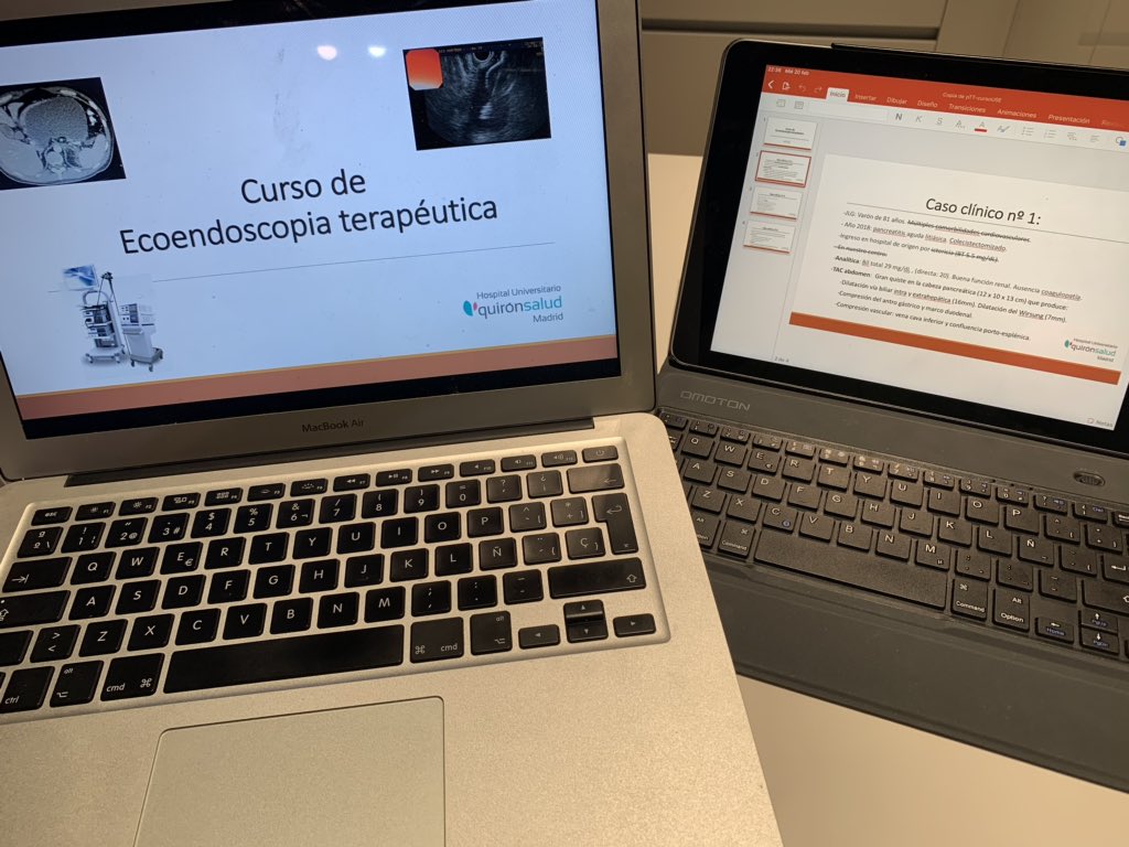 Ser_Sevill's tweet photo. Preparando últimos detalles para que mañana salga todo lo mejor posible en @QS_Madrid ... Qué ganas!! #USE #EUS #Eusguided #ecoendoscopia @quironsalud @SEEDendoscopia https://t.co/xG5i4gAJSx