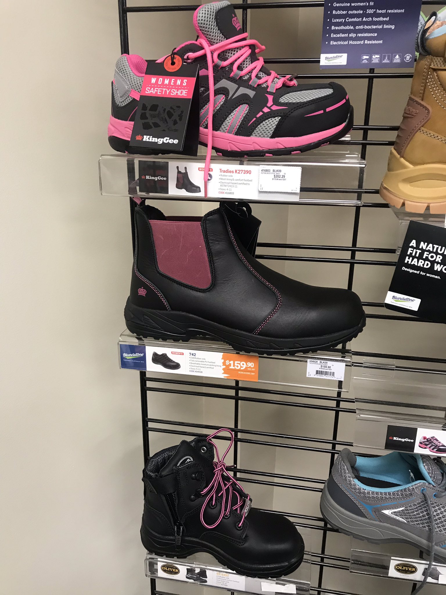 King gee best sale ladies work shoes