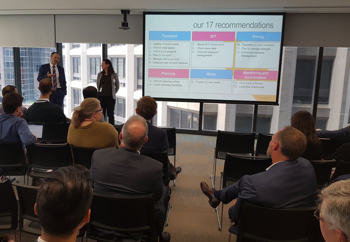 EVCouncil's tweet image. Dr Allison Stewart &amp;amp; Jonathan Spear from @infravic spoke to members about considerations in planning for Zero &amp;amp; Automated Vehicles yesterday. Thanks for joining us and a great discussion.