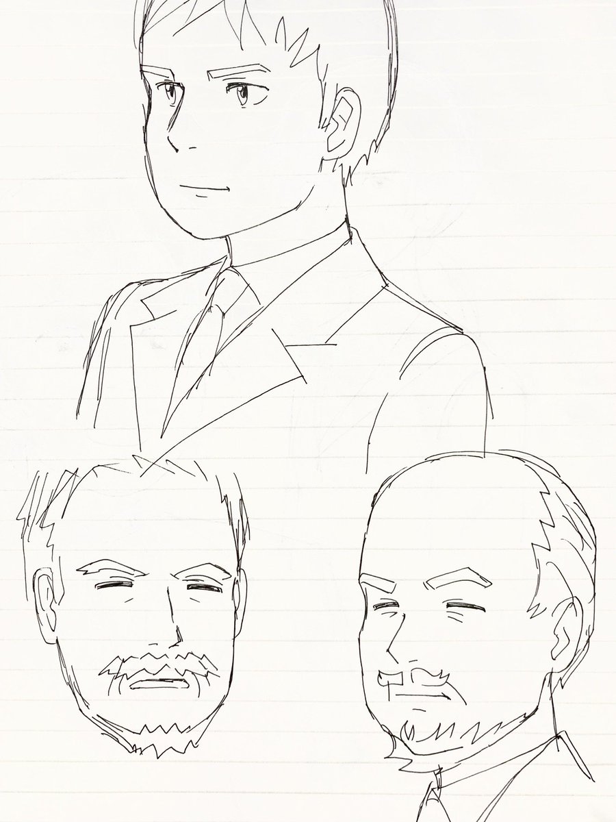 ノートに描いた雨テル関係の落書き(16〜17年ごろ) 