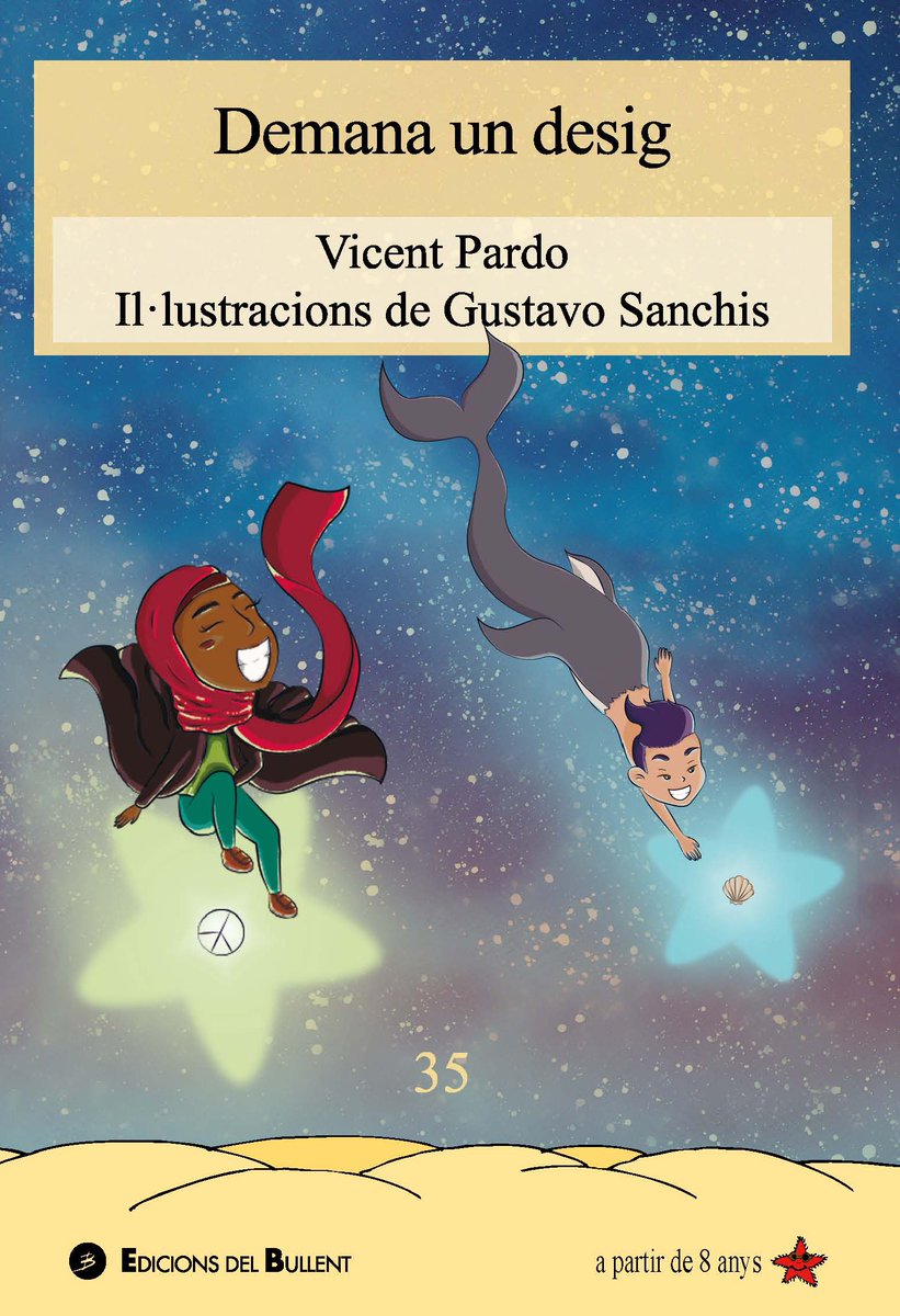 BullentEdicions's tweet photo. Demana un desig (https://t.co/VyByji5A1i), de Vicent Pardo, il·lustrat per Gustavo Sanchis. 
Els desitjos són tan diversos com ho som les persones. I què passa quan un desig s’acompleix? Ui! Passa de tot, com podràs comprovar en les deu històries que apareixen en aquest llibre. https://t.co/zYT8V4BqYB