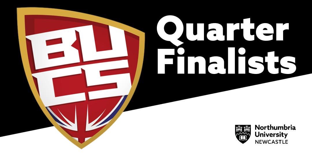#BUCSWednesday || Complete ✅ 

Looking ahead to next week, we have the following teams competing in <a href="/BUCSsport/">BUCS</a> Championship QF’s:

• M&amp;W Basketball
• M&amp;W Football
• Mxd Golf 
• M Rugby League 
• M&amp;W Volleyball 
• M Waterpolo 

Bring it on! 

#Iamnorthumbria 

⚫️⚪️