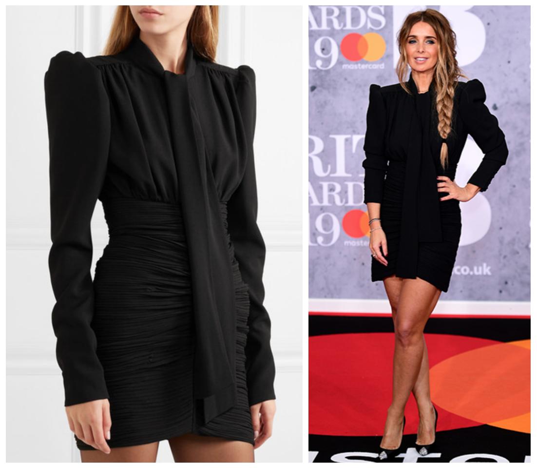 It's the #BRITS and we're loving some of the dresses, especially Louise Redknapp in this classic black 80's inspired mini dress. Details here! spotted.tv/spots/louise-r…