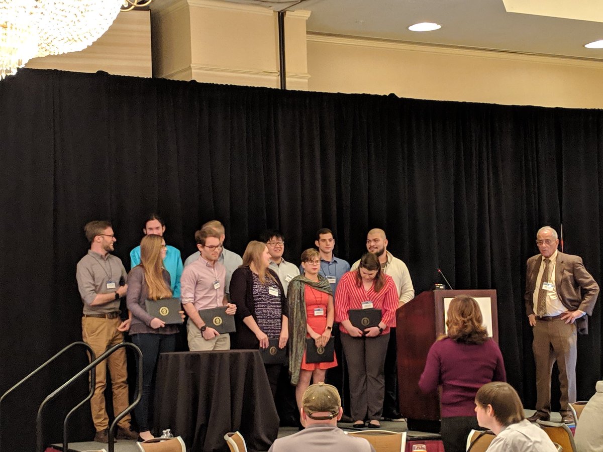 CentaurScience's tweet photo. @CENTAUR graduate student, Jesus Perello from @FSUPhysics won the Outstanding Poster Award at the 2019 National Nuclear Security Adminstration SSAP Symposium on Wednesday!  #NNSA #DoE #SSAP #FSU #TAMU https://t.co/JnWcXYkmdb