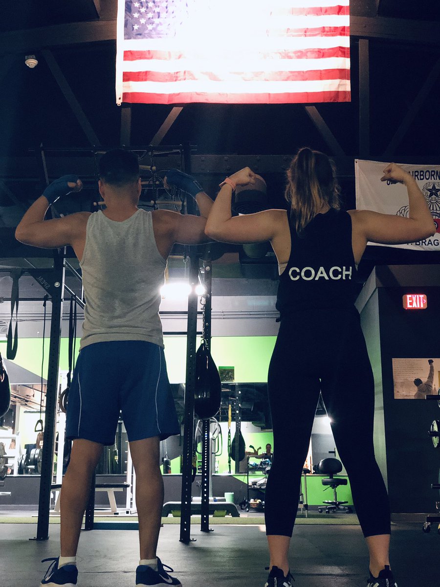 This girl is dynamite. I’m becoming a better boxer and overall more fit because of her. Surround yourself around women that challenge you and walk with you in meeting your goals.