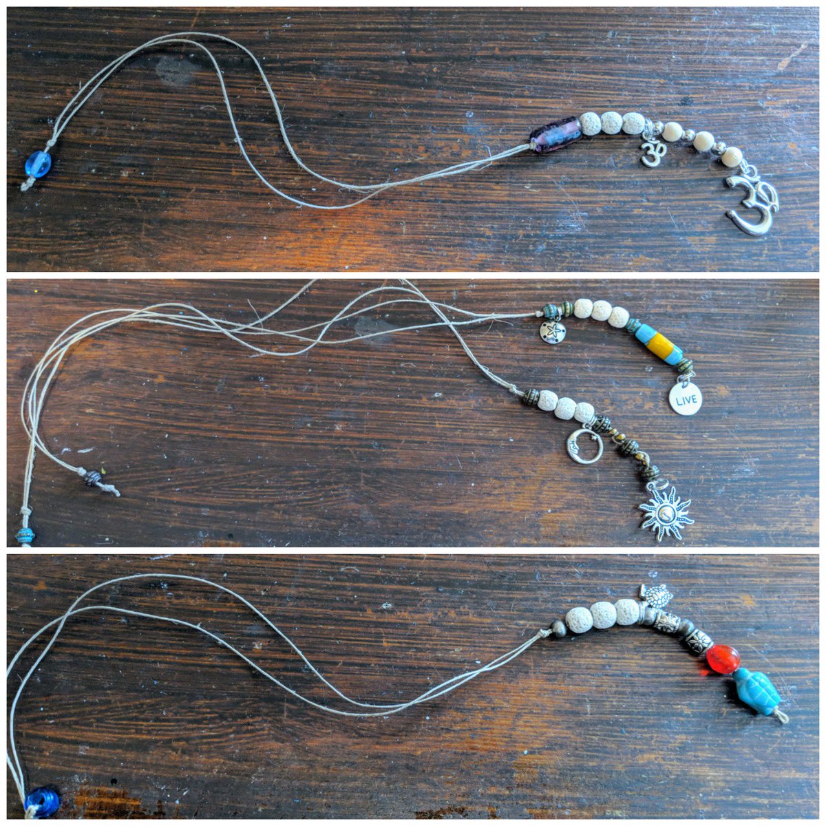 gypsysoul909's tweet image. Great day to get orders done! 
#cardiffusers#essentialoils#charms#beads
(Unfortunately the handmade glass beads cannot be duplicated or some of the spacer beads. Most charms I have more than one.)