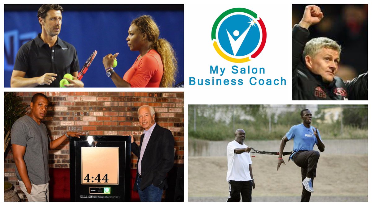 Usain Bolt, the fastest man on earth had a coach, Serena Williams has a coach, Man Utd has a team of coaches &amp; Jay-Z swears by his life coach!!

You need a coach, me, call today 07709176365 

#MySalonBusinessCoach #TakeAction #BusinessCoach #MoneyBackGuarantee #CallToday