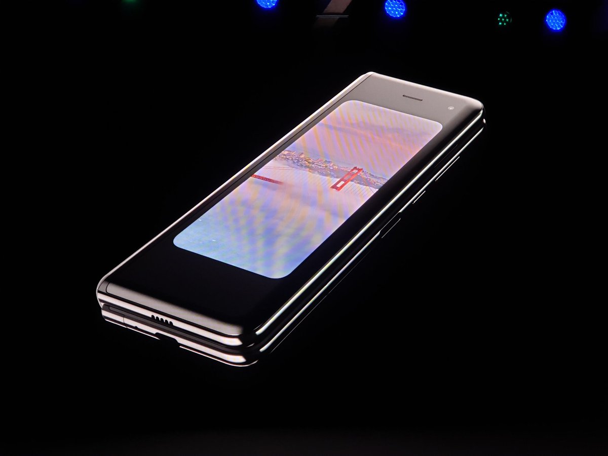 rcuk's tweet photo. Samsung have announced #GalaxyFold, the world's first foldable phone - and there's debate in the RCUK office about whether it's going to be revolutionary! #Samsung https://t.co/j1EwMsRxY8