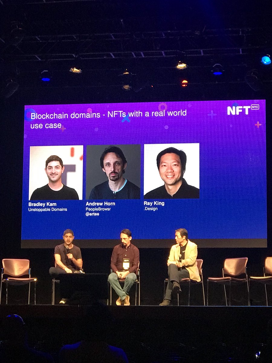 Domain names on the #blockchain here w does it work ? Identity, wallets  #NFTs #payments #NFTNYC