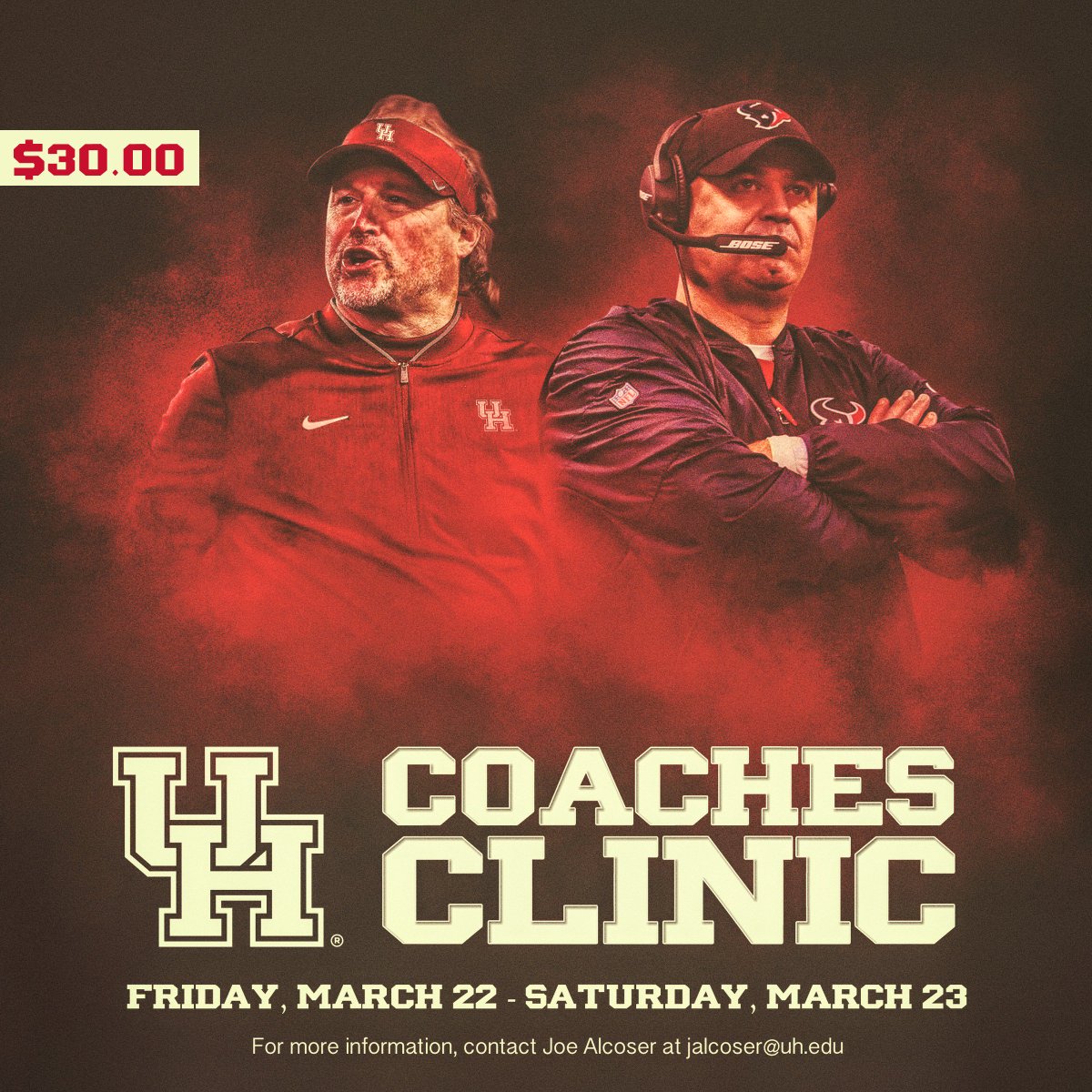 Houston Football on Twitter "Coaches, you don't want to miss this