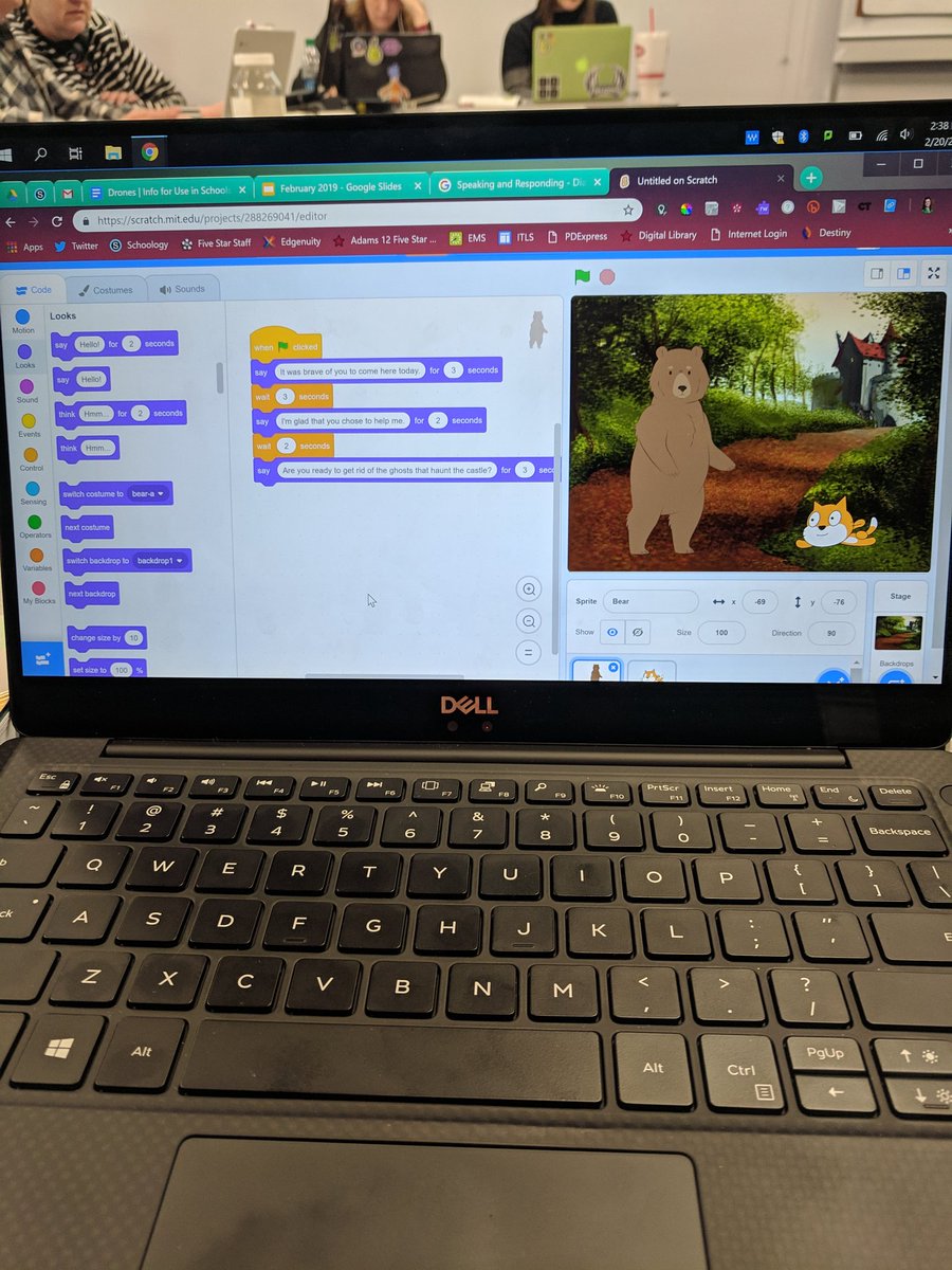 Adams 12 teachers practicing storytelling through coding with #CSFirst We are ready to bring problem-solving, creativity, and critical thinking into our classrooms and CS clubs! #csforall <a href="/GoogleForEdu/">Google for Education</a> <a href="/TierneyEd/">Tierney Education (Now Bluum)</a>