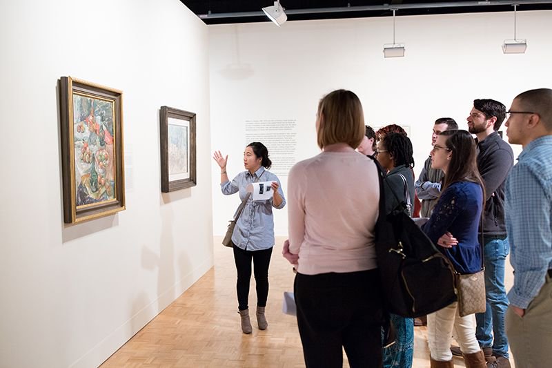 GCMA_SC's tweet photo. Tomorrow is a #ThirdThursdayTour! Meet at the front of Gallery 1 for a docent-led tour of the exhibition "Art and Artists of South Carolina"; our focus will be on modernist artist William H. Johnson. What questions do you have about William H. Johnson? https://t.co/3kyoOCUF5i