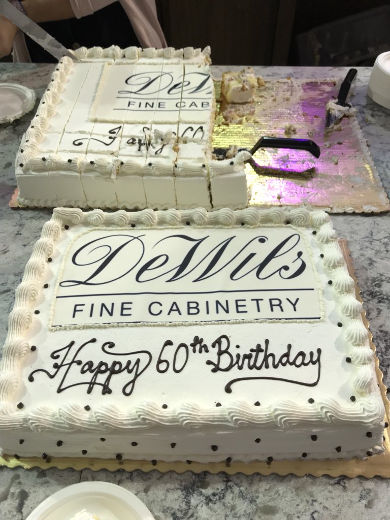 KBIS's tweet photo. Did someone say cake? Stop by booth BL60022 in the KBIS Salon and help @DeWils in celebrating their 60th anniversary! #InTheSalon #KBIS2019 https://t.co/ITKFVFTt0F